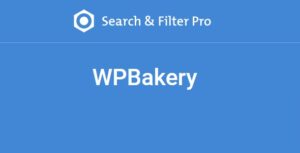 Search & Filter Pro WPBakery