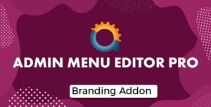 Admin Menu Editor Pro Branding Addon