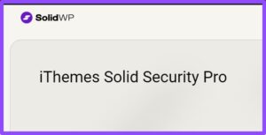 iThemes Solid Security Pro