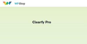 WpShop Clearfy Pro
