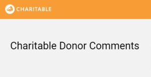 Charitable Donor Comments