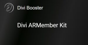 Divi ARMember Kit