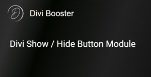 Divi Show / Hide Button Module