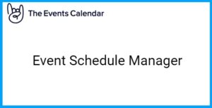 Event Schedule Manager