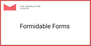 Newsletter Formidable Forms