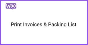 WooCommerce Print Invoices & Packing List