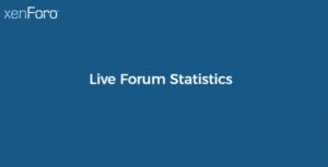 Xenforo [BS] Live forum statistics