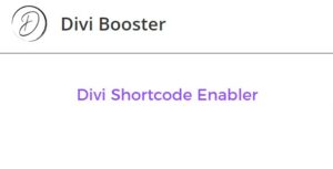 Divi Shortcode Enabler