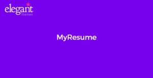 Elegant Themes MyResume