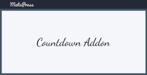 MotoPress Countdown Addon