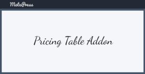 MotoPress Pricing Table Addon
