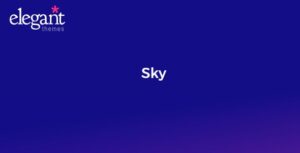 Elegant Themes Sky