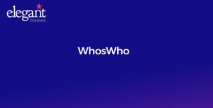 Elegant Themes WhosWho