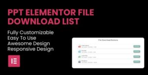 PPT File Download List Elementor Widget