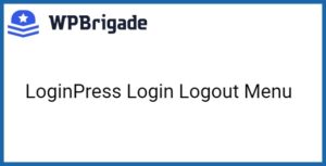 LoginPress Login Logout Menu