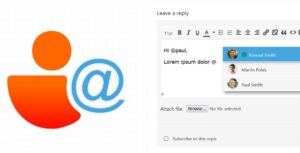 wpForo User Mentioning