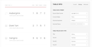 YooTheme Table Pro