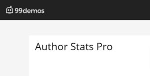 Author Stats Pro