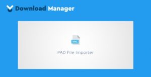 Download Manager WordPress PAD Importer