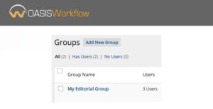 OASIS Workflow Groups