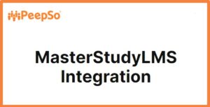 PeepSo MasterStudy LMS Integration