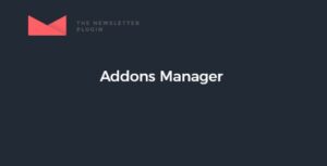 Newsletter Addons Manager