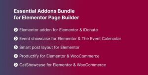 Essential Addons Bundle for Elementor Page Builder