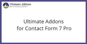 Ultimate Addons for Contact Form 7 Pro