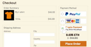 Pay With MetaMask For WooCommerce Pro