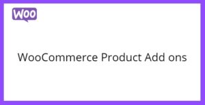 WooCommerce Product Add ons