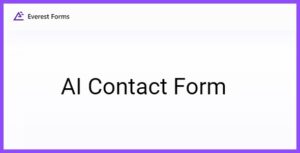 Everest Forms AI Contact Form