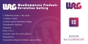 Woocommerce Products Revolution Gallery for Elementor